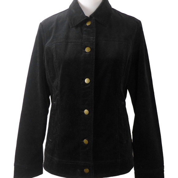 Pendleton Jackets & Blazers - Black Pendleton Corduroy Jacket Cassidy Stretch L